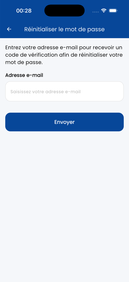 Mot de passe oublié