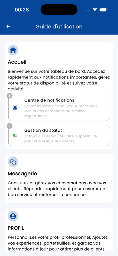 Guide d'utilisation