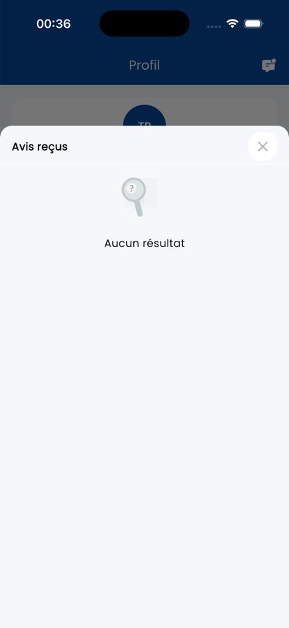 Avis reçus